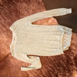 Light blue long sleeve sweater